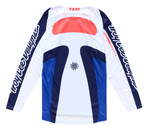 Мотокрос джърси TROY LEE DESIGNS GP Pro Frames Jersey - Navy/White