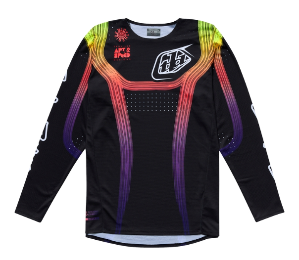 Детско мотокрос джърси TROY LEE DESIGNS SE PRO Stripes Jersey - Black/Multi