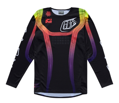 Детско мотокрос джърси TROY LEE DESIGNS SE PRO Stripes Jersey - Black/Multi