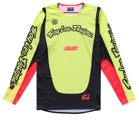 Mотокрос джърси TROY LEE DESIGNS SE PRO Roam Jersey - Black
