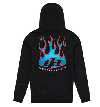 Детски суитшърт TROY LEE DESIGNS Torched - Black