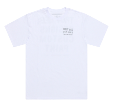 Тениска TROY LEE DESIGNS Paint Shop - White