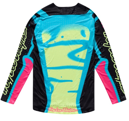 Mотокрос джърси TROY LEE DESIGNS SSE Ultra Membrane Jersey - Black/Yellow