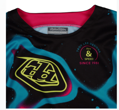 Детско мотокрос джърси TROY LEE DESIGNS GP Pro Membrane Youth Jersey - Black/Yellow