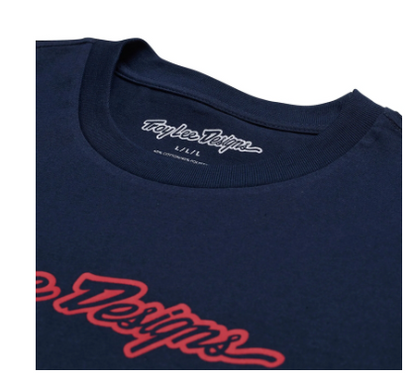 Тениска TROY LEE DESIGNS Signature - Navy
