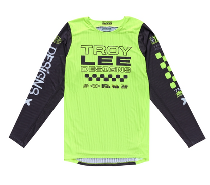 Детско мотокрос джърси TROY LEE DESIGNS GP Pro Standard Jersey - Glo Yellow/Black