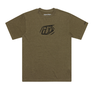 Тениска TROY LEE DESIGNS Badge - Olive Heater