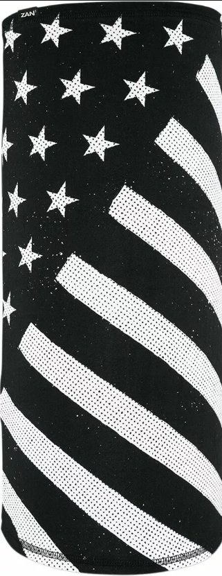 Мултифункционална кърпа SPORTFLEX FLAG BK/WT