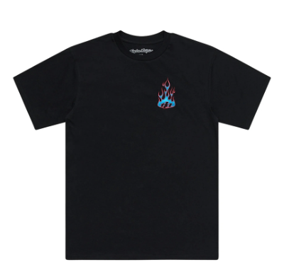 Детска тениска TROY LEE DESIGNS Torched - Black