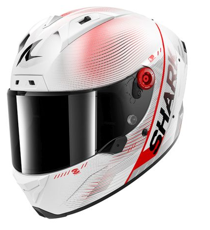 Каска SHARK AERON SPEED-TECH RED/WHITE