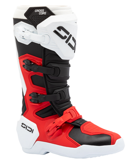 Мотокрос ботуши SIDI CROSSCORE Red Black White