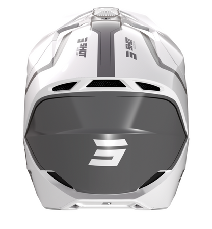 Мотокрос каска SHOT Furious Reflex White Glossy