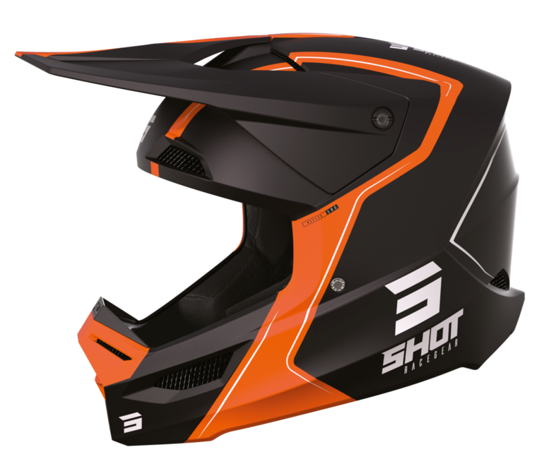 Мотокрос каска SHOT Furious Reflex Orange Matt