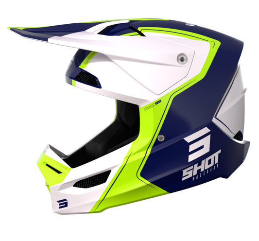Мотокрос каска SHOT Furious Reflex Blue Glossy
