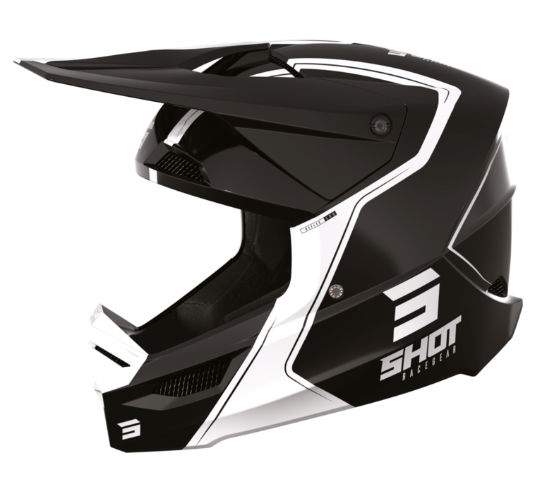 Мотокрос каска SHOT Furious Reflex Black Glossy