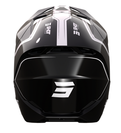 Мотокрос каска SHOT Furious Reflex Black Glossy