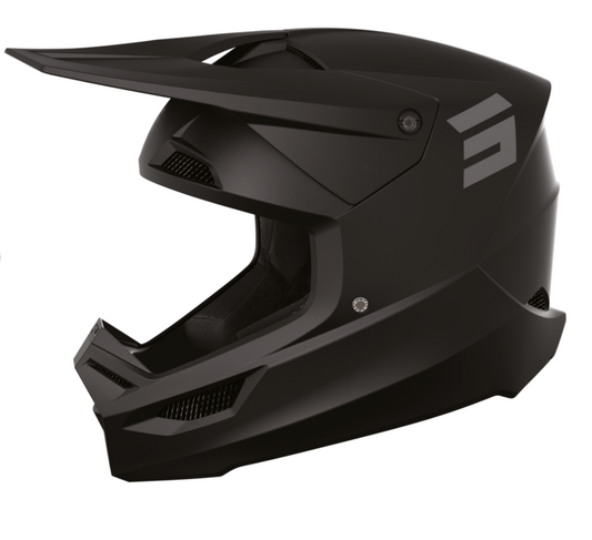Мотокрос каска Shot Furious Solid Black Matt