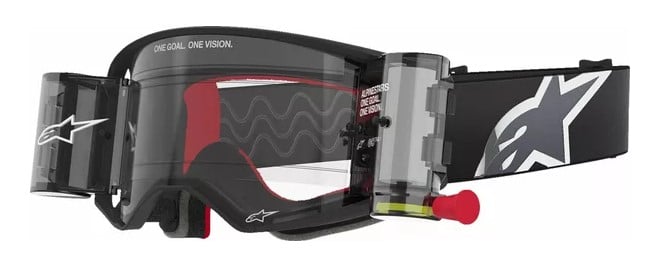 Мотокрос очила ALPINESTARS SUPERTECH CORP BLK/GRY CLEAR ROLL-OFF