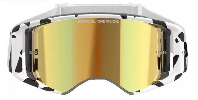 Мотокрос очила ALPINESTARS SUPERTECH CORP WHT/GLD MIRROR-GLD