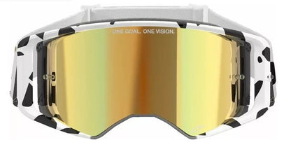 Мотокрос очила ALPINESTARS SUPERTECH CORP WHT/GLD MIRROR-GLD