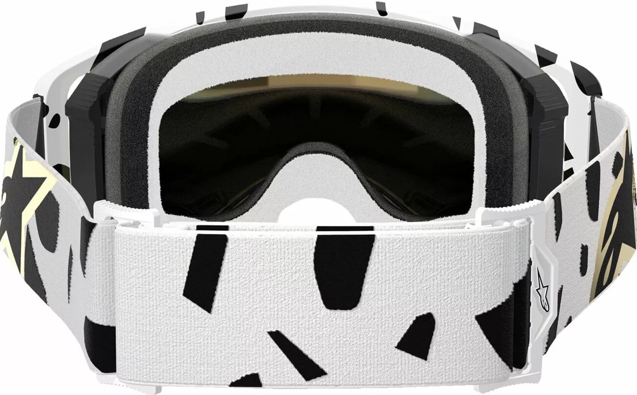 Мотокрос очила ALPINESTARS SUPERTECH CORP WHT/GLD MIRROR-GLD