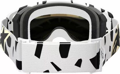 Мотокрос очила ALPINESTARS SUPERTECH CORP WHT/GLD MIRROR-GLD