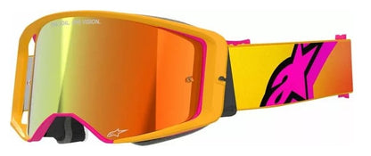 Мотокрос очила ALPINESTARS SUPERTECH CORP YLW/PNK MIRROR-RED