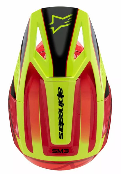 Детска мотокрос каска ALPINESTARS SM3 FRAY RD/YL/BK