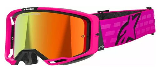 Мотокрос очила ALPINESTARS VISION 8 CORP PINK MIRROR-RED