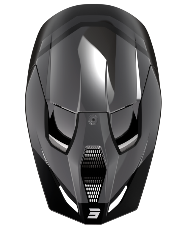 Мотокрос каска Shot Race Sky Grey Chrome