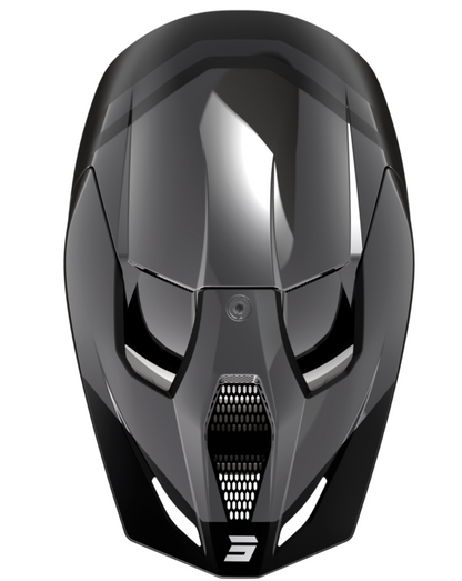 Мотокрос каска Shot Race Sky Grey Chrome