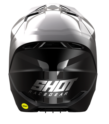 Мотокрос каска Shot Race Sky Grey Chrome