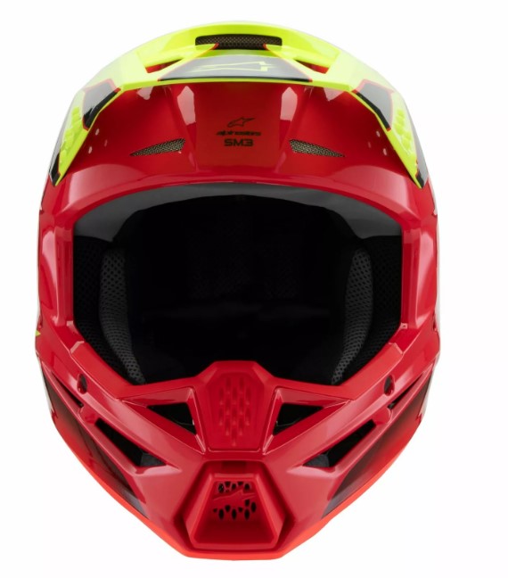 Детска мотокрос каска ALPINESTARS SM3 FRAY RD/YL/BK