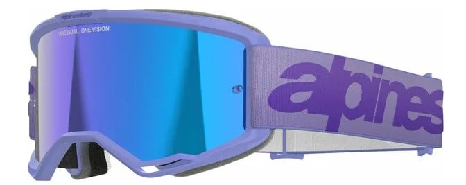 Мотокрос очила ALPINESTARS VISION 5 WORDMARK PRPL MIRROR-BL