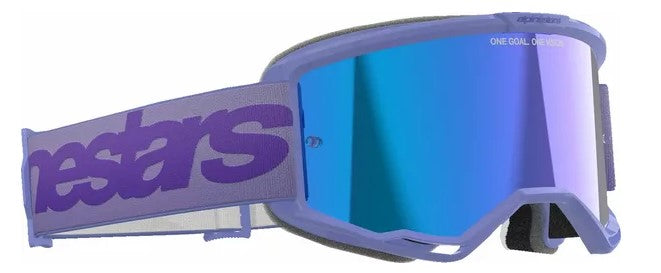 Мотокрос очила ALPINESTARS VISION 5 WORDMARK PRPL MIRROR-BL