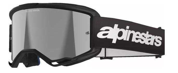 Мотокрос очила ALPINESTARS VISION 3 WORDMARK BLK MIRROR-SIL
