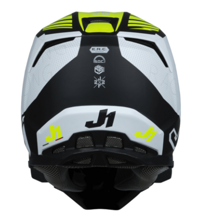 Mотокрос каска Just1 J-22 F Dynamo Fluo Yellow/White/Black