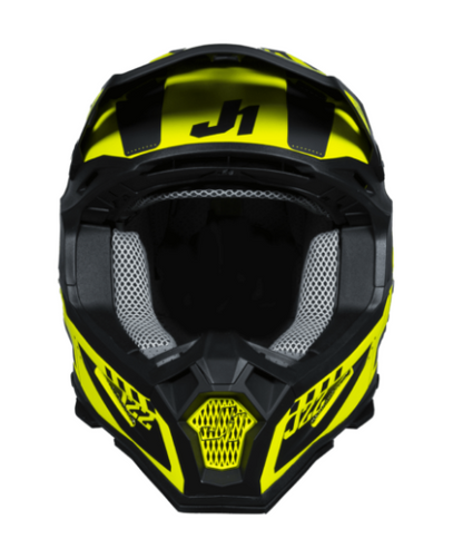 Mотокрос каска Just1 J-22 F Falcon Titanium/Black/Fluo Yellow