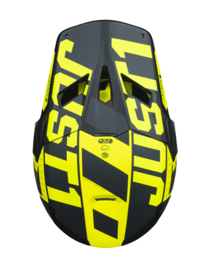 Mотокрос каска Just1 J-22 F Falcon Titanium/Black/Fluo Yellow
