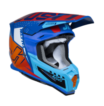 Mотокрос каска Just1 J-22 F Falcon Orange/Blue