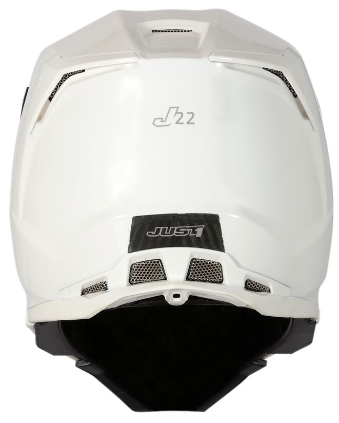 Mотокрос каска Just1 J-22 F Solid White Gloss