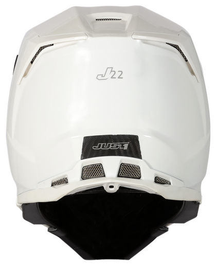 Mотокрос каска Just1 J-22 F Solid White Gloss