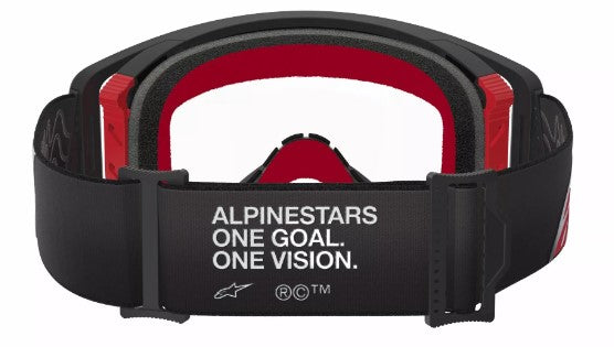 Мотокрос очила ALPINESTARS SUPERTECH CORP BLACK/RED CLEAR