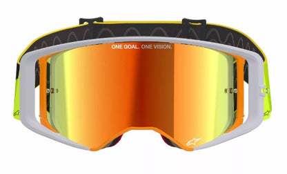 Мотокрос очила ALPINESTARS SUPERTECH CORP YLW/GREY MIRROR-RED