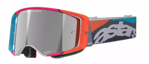 Мотокрос очила ALPINESTARS SUPERTECH STREAM GRAY/MULTI MIRROR-SILVER