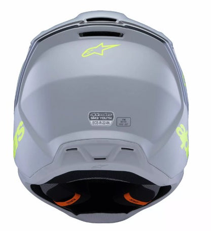 Детска мотокрос каска ALPINESTARS SM3 RADIUM GY/BLK/YL