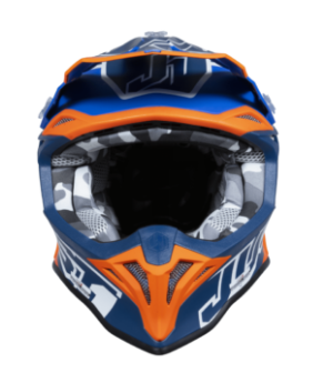 Mотокрос каска Just1 J-39 Thruster White/Fluo Orange/Blue