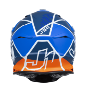 Mотокрос каска Just1 J-39 Thruster White/Fluo Orange/Blue