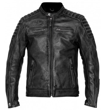 Кожено яке JOHN DOE STORM PERFORATED BLACK