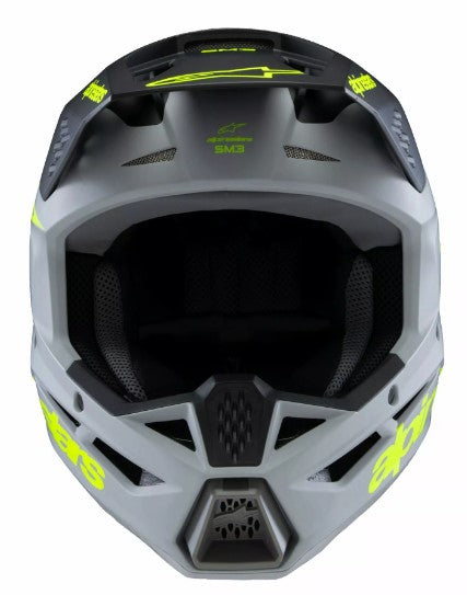 Детска мотокрос каска ALPINESTARS SM3 RADIUM GY/BLK/YL